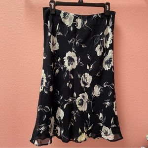 Lily black floral dress